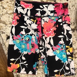 Calvin Klein Black Floral Bike Shorts